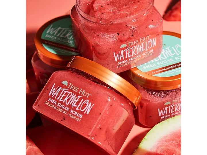 Tree Hut – Gommage au Sucre de Karité, Senteur Pastèque – 510 g