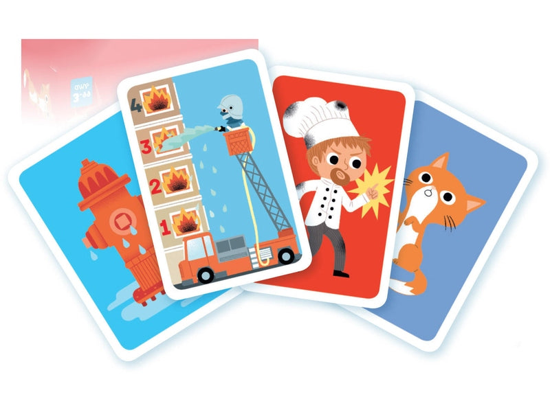 Au Feu Les Pompiers - Jeu de Cartes - Jeu de Bataille Revisité