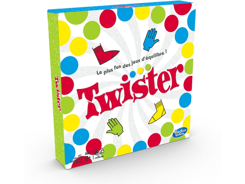 HASBRO - Twister, jeu de société : le plus fun des jeux d'équilibre