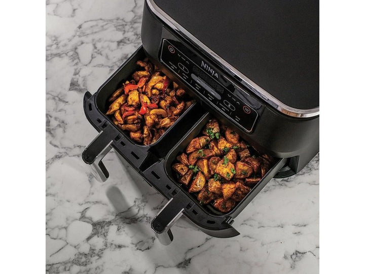 NINJA - Friteuse sans huile (Airfryer Dual Zone) - Double Zone Numérique