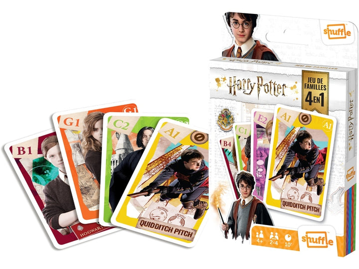 Cartes Harry Potter 4-en-1 – WARNER BROS Jeu Officiel