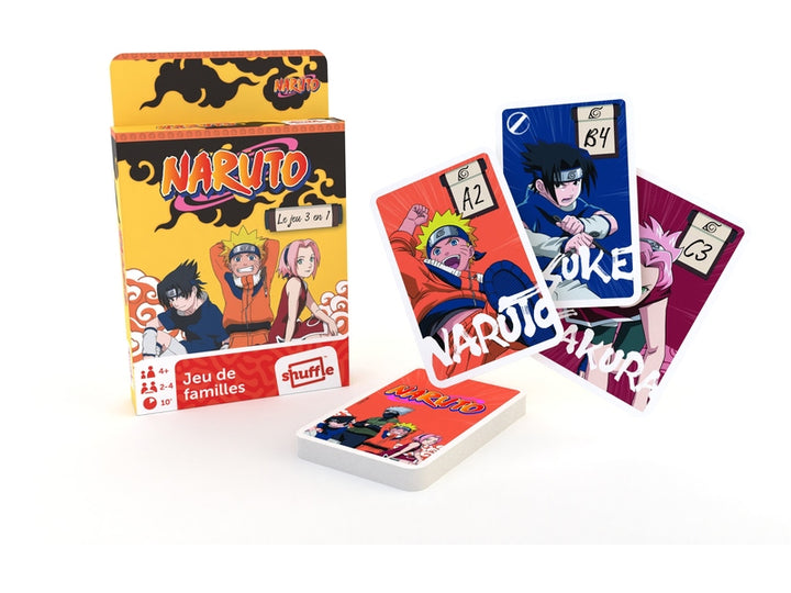Jeu Naruto - 3 Jeux en 1-7 Familles, Action et Batailles