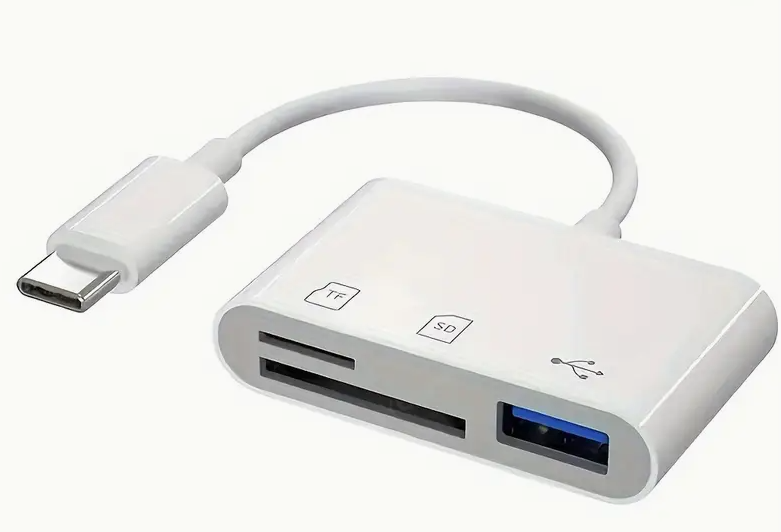 ADAPTER - Lecteur carte mémoire 3-en-1 USB Type C Dialy - Dakar