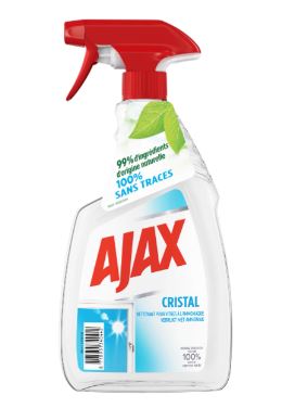 AJAX - Lave Vitres Cristal Sans Traces - 750 ml Dakar Dialy