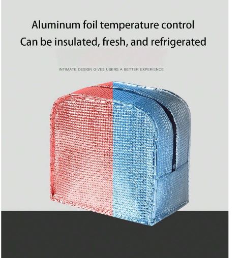 Sac isotherme portable déjeuner - Rose
