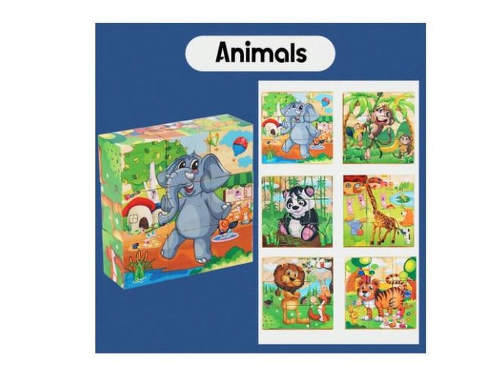 Puzzle de Noël en Bois – Éducatif 1 à 5 Ans