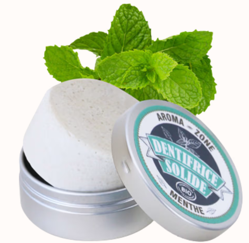 AROMAZONE - Dentifrice solide à la Menthe bio - 20g Dakar Dialy