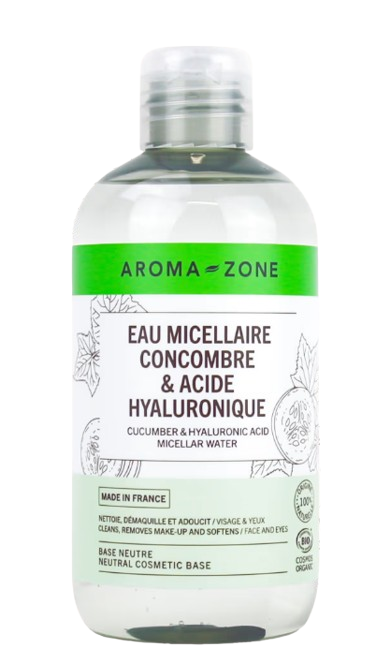 AROMAZONE - Eau micellaire au concombre BIO & Acide hyaluronique - 250ml DAKAR DIALY