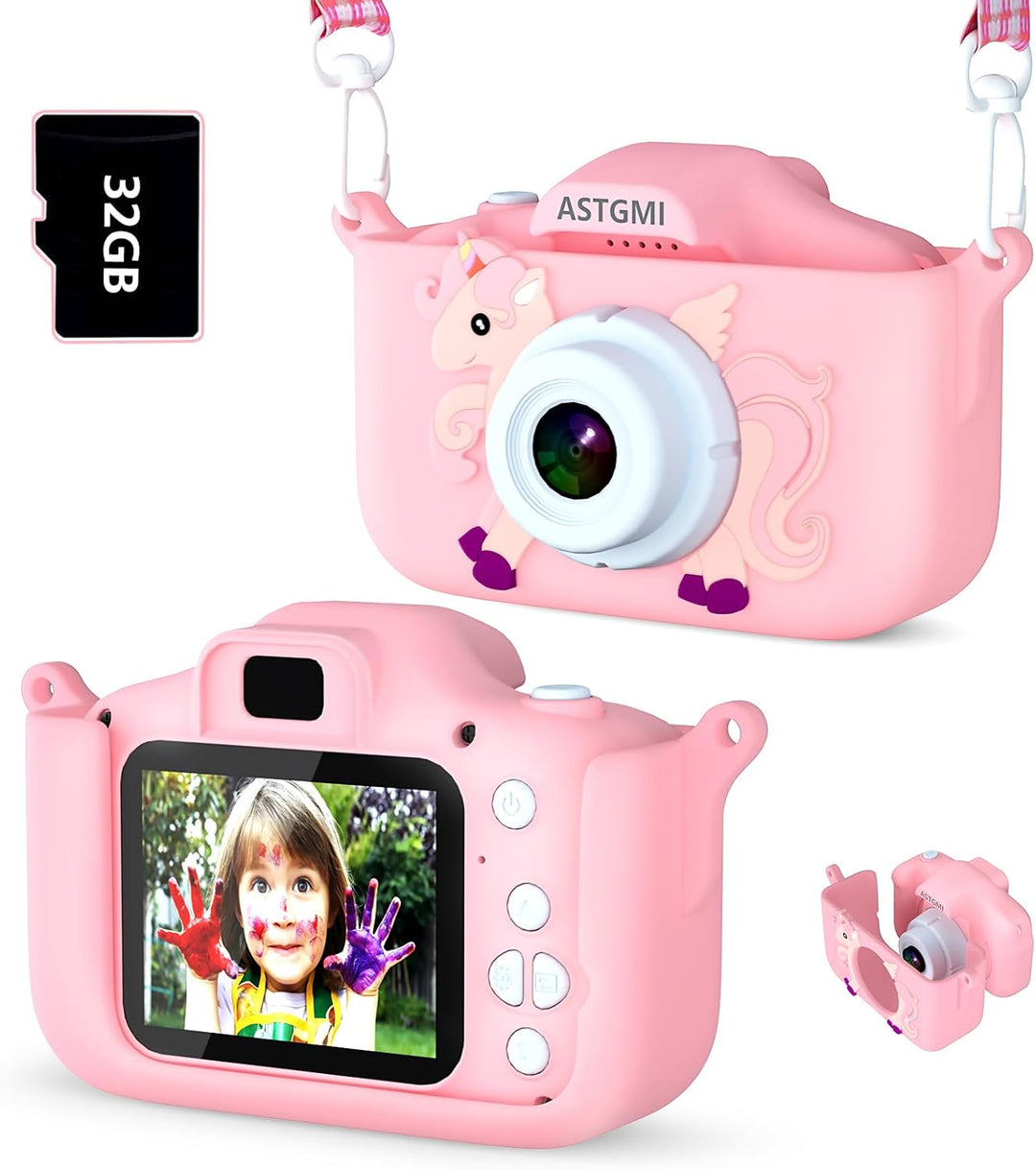 ASTGMI Appareil Photo Enfant 2" – Numérique, Rechargeable, Mini Caméra Enfant Dialy - Dakar