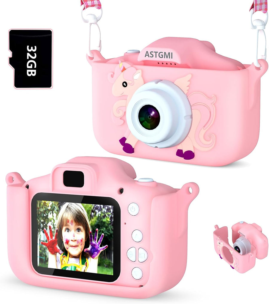 ASTGMI Appareil Photo Enfant 2" – Numérique, Rechargeable, Mini Caméra Enfant Dialy - Dakar