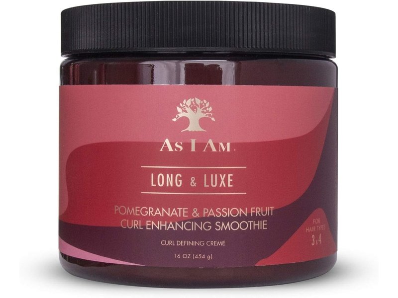 AS I AM - LONG AND LUXE - POMEGRANATE & PASSION FRUIT CURL ENHANCING SMOOTHIE CURL DEFINIG CREME DIALY DAKAR