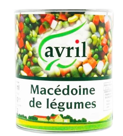 AVRIL - Macédoine de légumes - 800g dakar dialy
