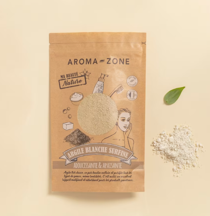 Argile blanche surfine Kaolin Aroma-Zone – disponible à Dakar sur Dialy en 60 MIN