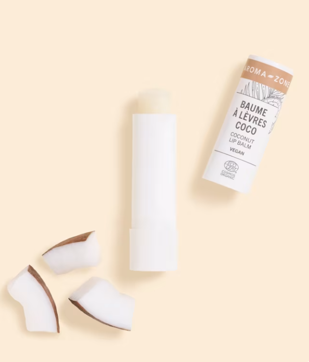 Baume à lèvres BIO vegan coco Aroma-Zone – disponible à Dakar sur Dialy en 60 MIN