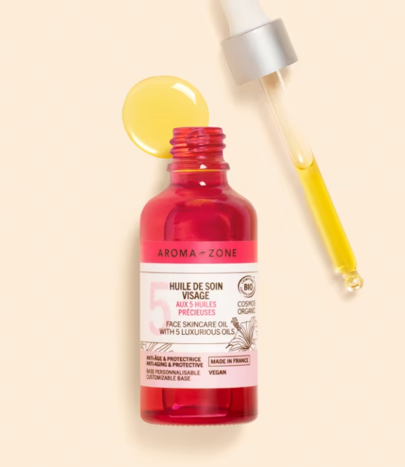 Huile visage précieuse BIO Aroma-Zone – disponible à Dakar sur Dialy en 60 MIN