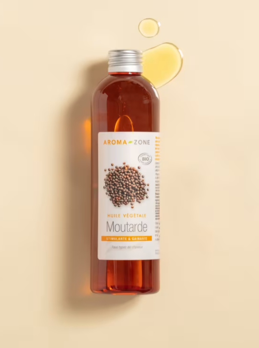 Huile de Moutarde BIO Aroma-Zone 100ml – disponible à Dakar sur Dialy en 60 MIN