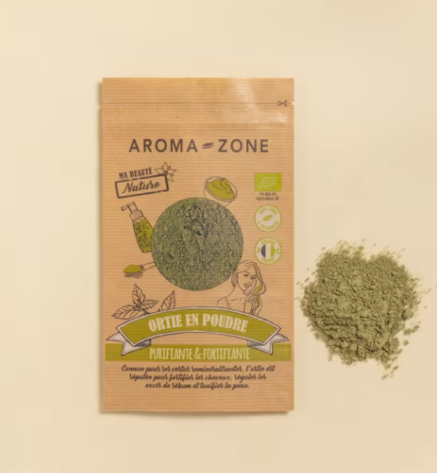 Poudre d’ortie BIO Aroma-Zone – disponible à Dakar sur Dialy en 60 MIN