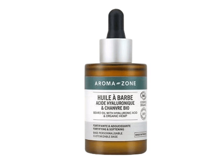AromaZone - Huile à barbe Acide hyaluronique & Chanvre BIO - 50 ml. Disponible à Dakar sur Dialy.sn
