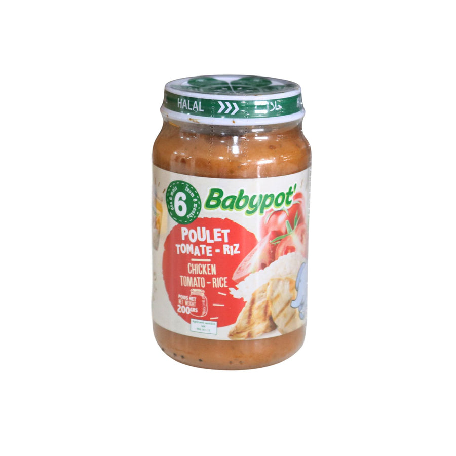 BABYPOT - Compotes saveur poulet tomates et riz - 200g DAKAR DIALY