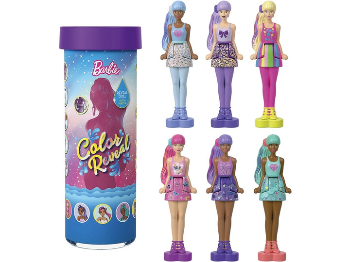 Mini Barbie Land Color Reveal - Figurine Surprise