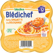 BLEDINA - Blédichef spaghetti bolognaise 250g – Dès 12 mois Dialay - Dakar