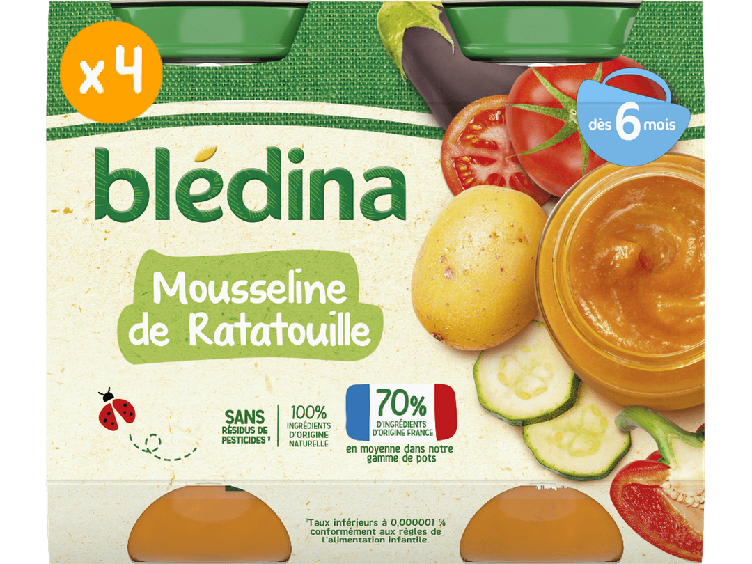 BLEDINA - Petits pots - Mousseline de Ratatouille - Dakar Dialy