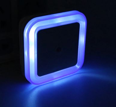 Mini veilleuse LED sans fil avec capteur, prise UE, éclairage décoratif pour chambre