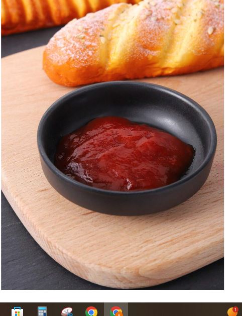 2 pièces  petites Assiettes  de sauce, plats à apéritif en forme de feuille noire