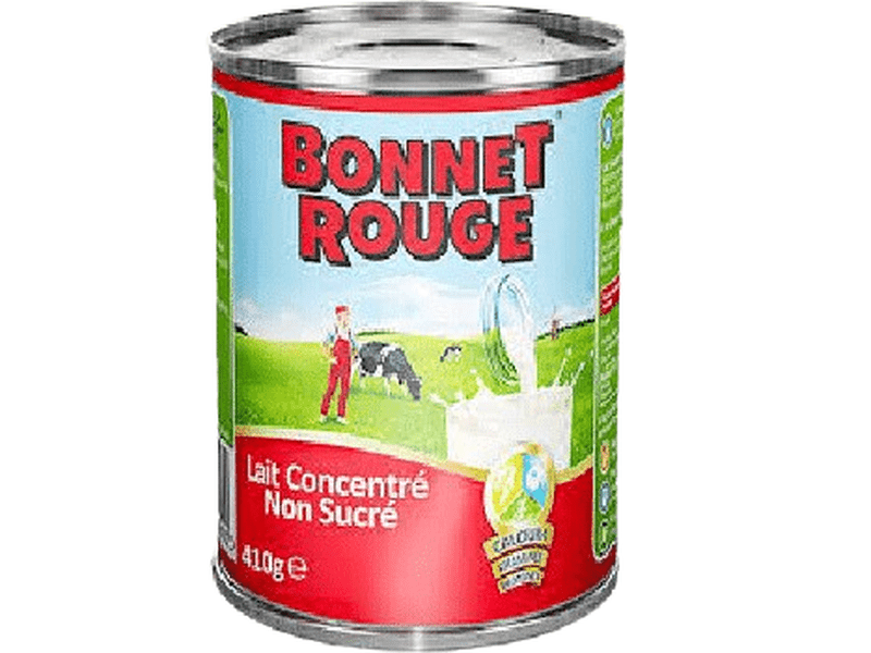 BONNET ROUGE - Lait concentré non sucré - 390g DAKAR DIALY