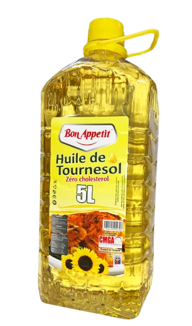 BON APPÉTIT - Huile de tournesol - 5L Dialy - dakar