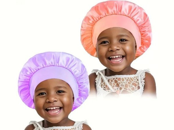 Bonnet Satin Enfant – Petit Modèle Doux & Protecteur