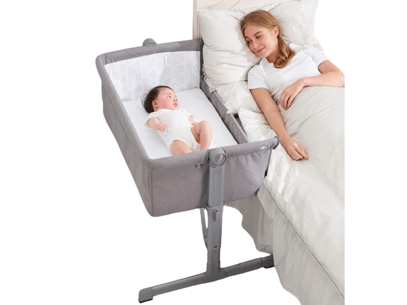 Mini berceau cododo ajustable Babify en gris. Disponible à Dakar en 60min sur Dialy.sn