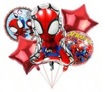 Ballons Spiderman en Feuille d'Aluminium – Déco Fête Dialy - Dakar