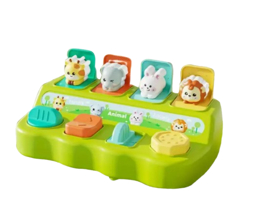 Boîte Pop-Up Animaux pour Enfants 18-36 Mois – Jouet Éducatif et Ludique Dakar Dialy