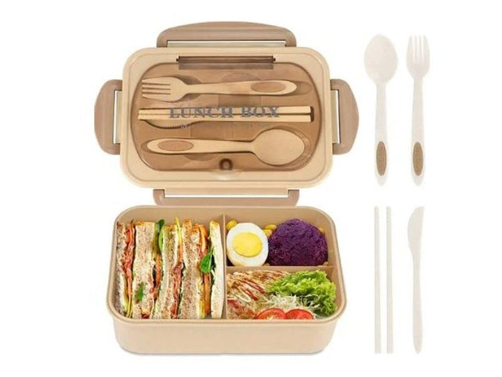 Boîte à Lunch Isotherme avec Compartiments et Couverts – Kaki  Dialy - Dakar