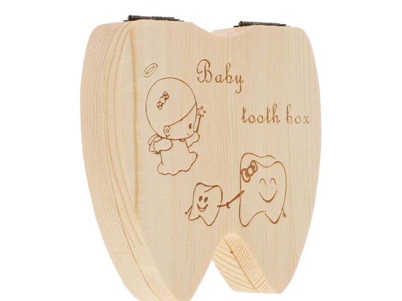 Boîte Souvenirs Bébé en Bois – Dents de Lait & Cordon Ombilical Dialy - Dakar