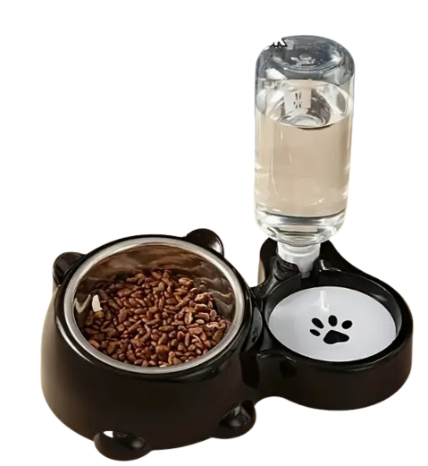 Bol d’Alimentation et d’Eau pour Animaux – Noir, Antidérapant Dialy - Dakar