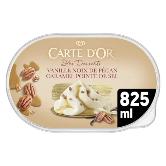 CARTE D'OR - Glace vanille noix de pécan, caramel et pointe de sel - 825 ml Dakar Dialy