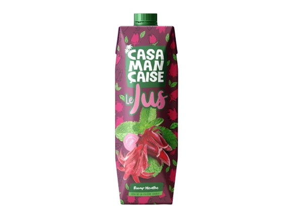 CASAMANCAISE - Jus Bissap Menthe 100% local - 1L Dakar Dialy
