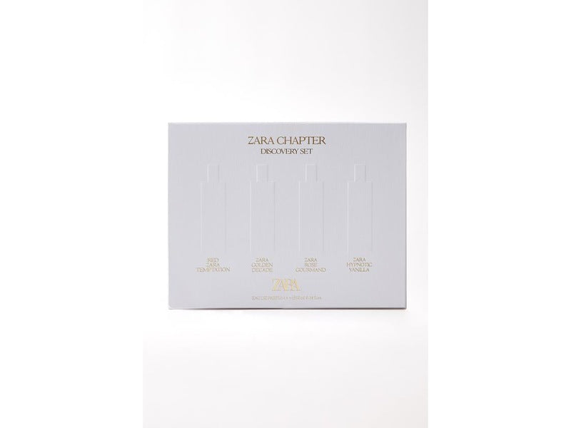 Parfum ZARA - Chapter Discovery, set de 4 eaux de parfums de 10 ml
