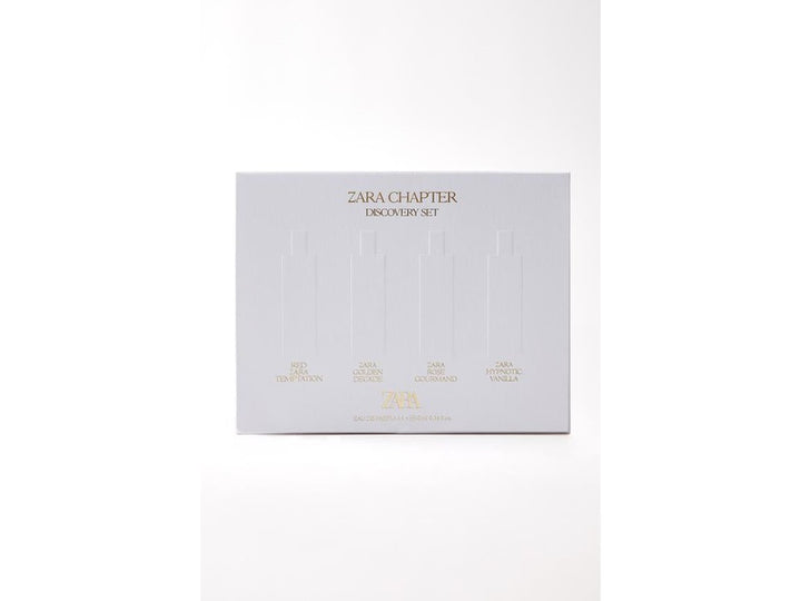 Parfum ZARA - Chapter Discovery, set de 4 eaux de parfums de 10 ml