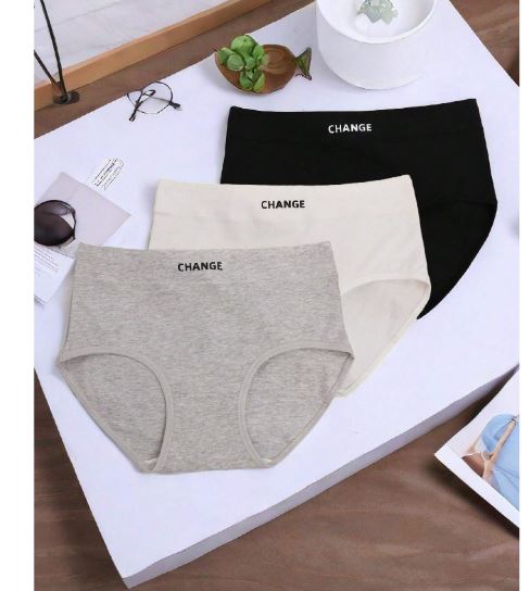 Sous-Vêtements Femme – Lot de 6, Confortables & Imprimés Lettres