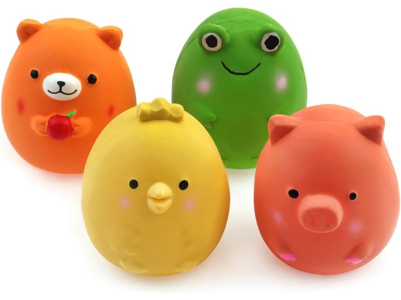 CHIWAVA - Lot de 4pcs de jeux interactifs pour chiens en caoutchouc Dakar Dialy