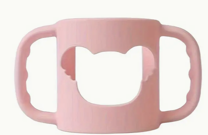 Manchon de Biberon Bébé – Silicone Antidérapant avec Motif Cartoon