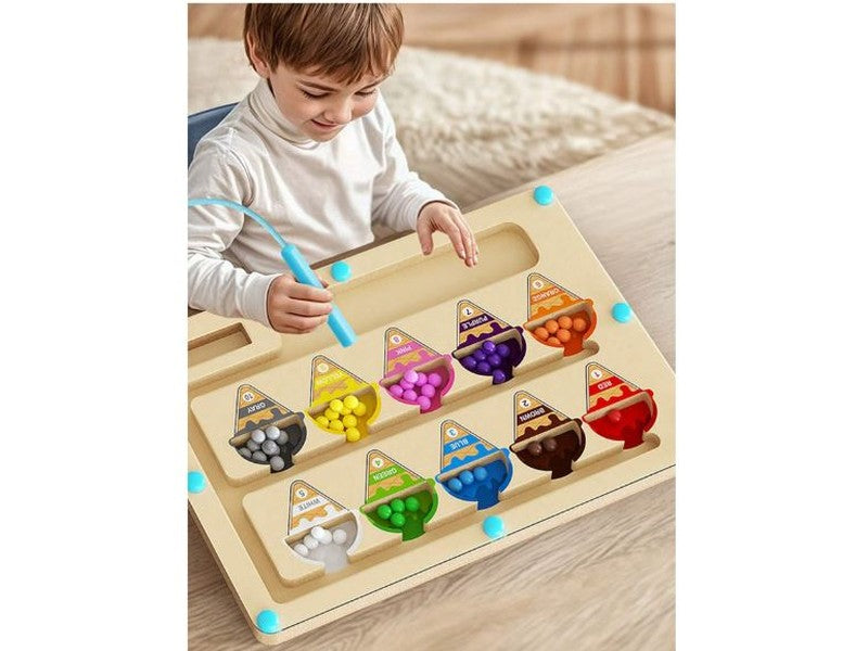 Labyrinthe Magnétique Couleurs & Chiffres – Jouet Éducatif
