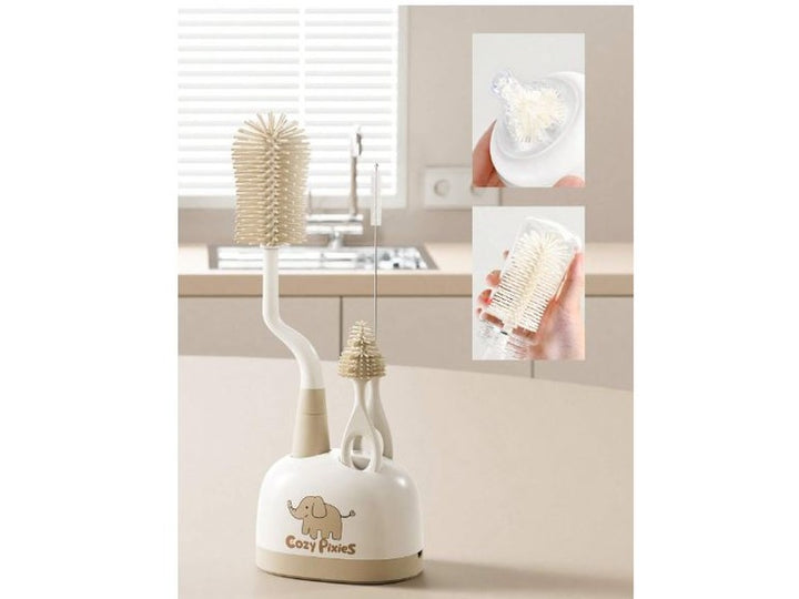 COSZY PIXIES - Lot de 3 goupillons de nettoyage pour bouteilles ou biberons