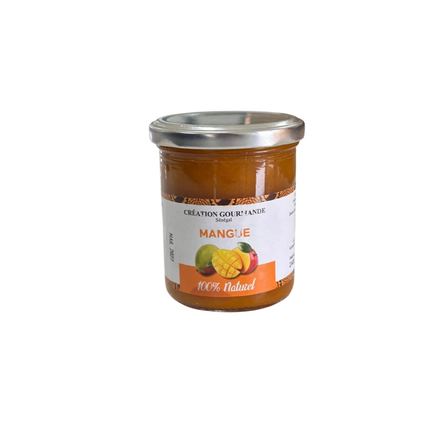 CRÉATION GOURMANDE - Confiture Mangue – 240g Dialy - Dakar