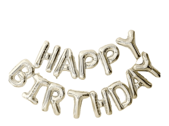 Ballon décoratif avec design de lettre moderne pour la fête d'anniversaire