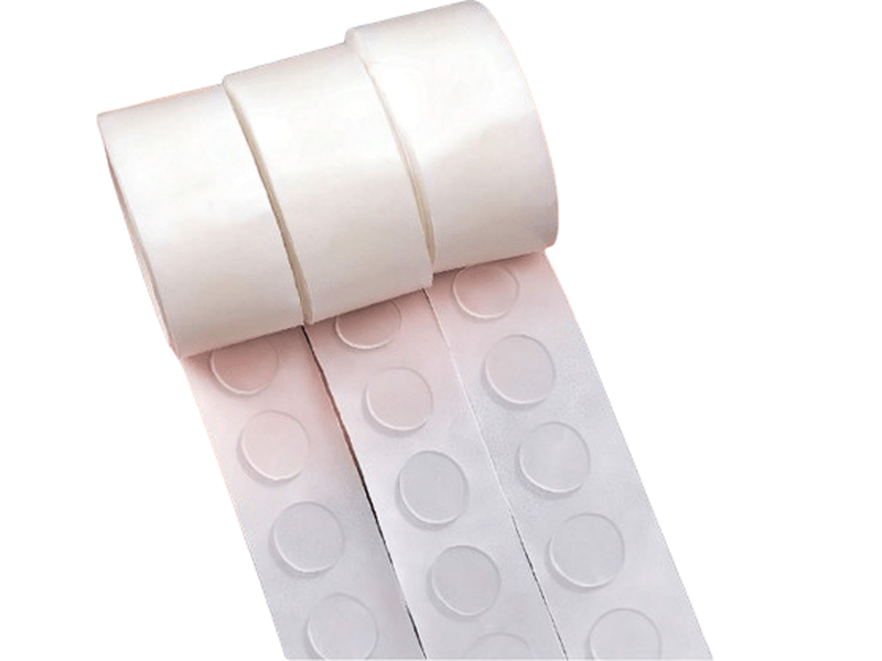 Rouleau Points adhésifs transparents pour ballons, autocollants à double face ultra-minces,1 pcs