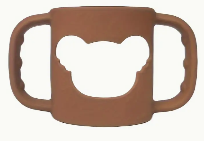 Manchon de Biberon Bébé – Silicone Antidérapant avec Motif Cartoon